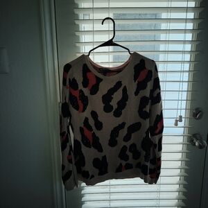 International Concepts INC sequined animal sweater Size Xl